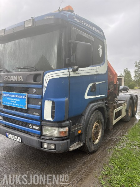 2002 Scania R164GB6X2 Kranbil, 23tm kran, Rep. Objekt - Автоманипулятор: фото 1 2002 Scania R164GB6X2 Kranbil, 23tm kran, Rep. Objekt - Автоманипулятор: фото 1