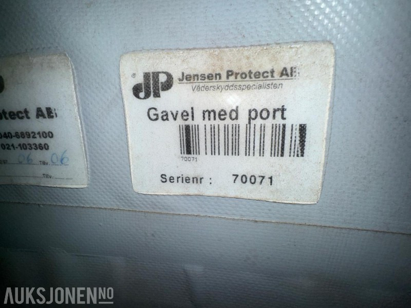 Строительное оборудование 2006 JP HALLAR LAGERHALL 20X10 METER: фото 20