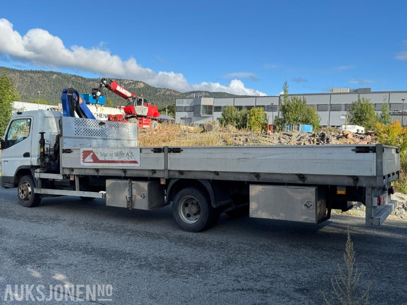 2008 Fuso Canter planbil med kran - Грузовик бортовой/ Платформа: фото 4 2008 Fuso Canter planbil med kran - Грузовик бортовой/ Платформа: фото 4