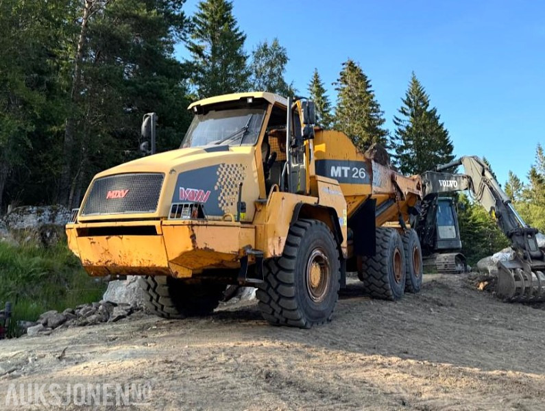 2008 Moxy MT26HL 6x6 – Dumper med hvite skilt – Leveres sertifisert - Внедорожный самосвал: фото 1 2008 Moxy MT26HL 6x6 – Dumper med hvite skilt – Leveres sertifisert - Внедорожный самосвал: фото 1
