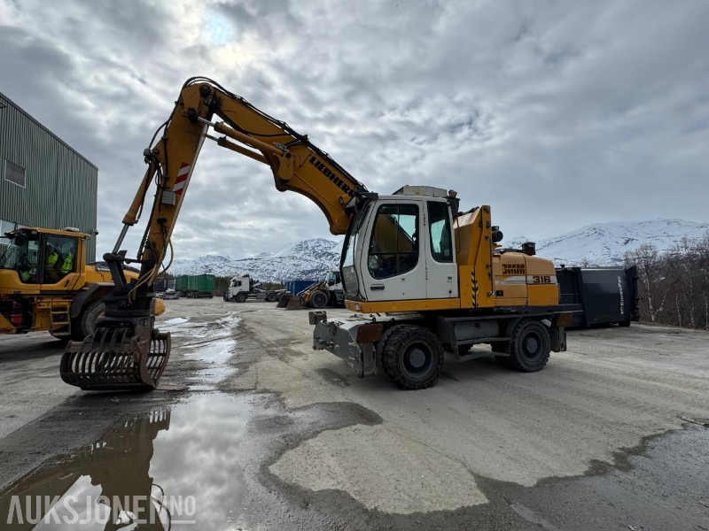 2009 Liebherr A316 Litronic hjulgraver - Hevbar hytte - Klype - 13065T - Экскаватор: фото 1 2009 Liebherr A316 Litronic hjulgraver - Hevbar hytte - Klype - 13065T - Экскаватор: фото 1