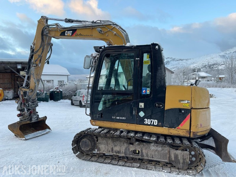 2012 Cat 307D Gravemaskin, Tiltrotator, S50, 8392 timer, sertifisert til Juli 2026 - Экскаватор: фото 3 2012 Cat 307D Gravemaskin, Tiltrotator, S50, 8392 timer, sertifisert til Juli 2026 - Экскаватор: фото 3