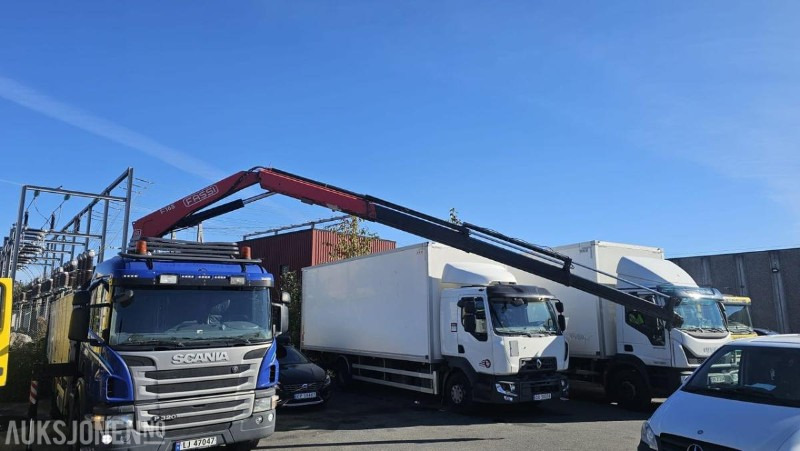 2012 Scania P-serie P320 kranbil med bakløft - Автоманипулятор: фото 2 2012 Scania P-serie P320 kranbil med bakløft - Автоманипулятор: фото 2