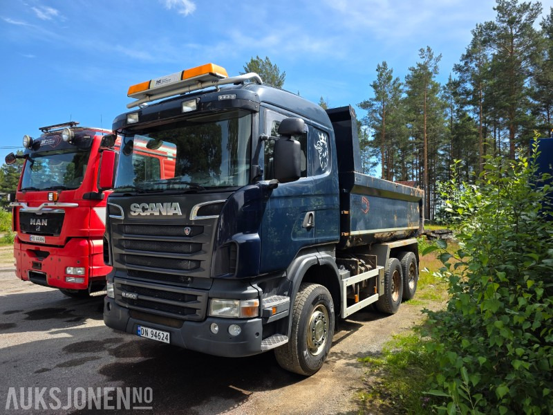 2012 Scania R560 6X4 tippbil 411652 km nylig EU-godkjent - Самосвал: фото 1 2012 Scania R560 6X4 tippbil 411652 km nylig EU-godkjent - Самосвал: фото 1