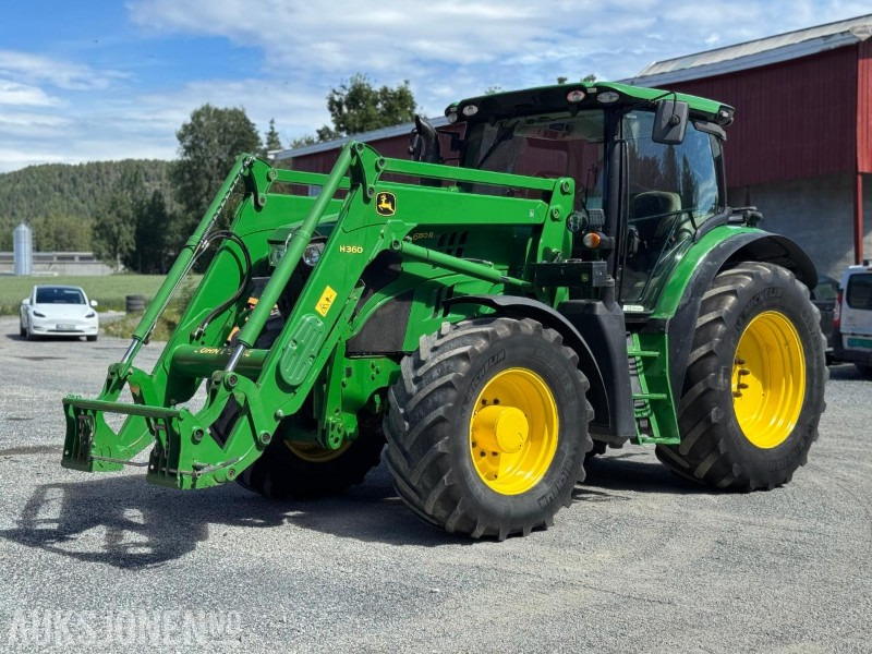 2013 John Deere 6150R traktor med frontlaster / Nylig EU-godkjent - Трактор: фото 1 2013 John Deere 6150R traktor med frontlaster / Nylig EU-godkjent - Трактор: фото 1