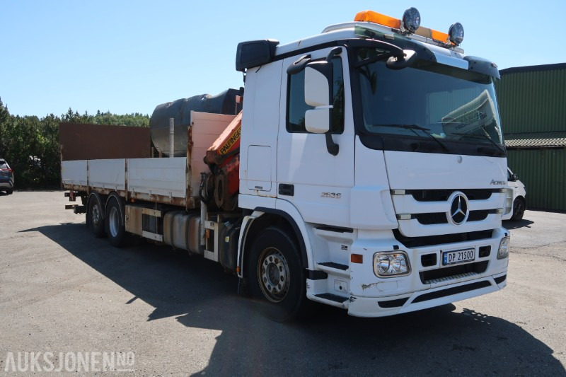 2013 Mercedes-Benz ACTROS 2536 med Palfinger PK165502 kran og baklift - Автоманипулятор: фото 3 2013 Mercedes-Benz ACTROS 2536 med Palfinger PK165502 kran og baklift - Автоманипулятор: фото 3