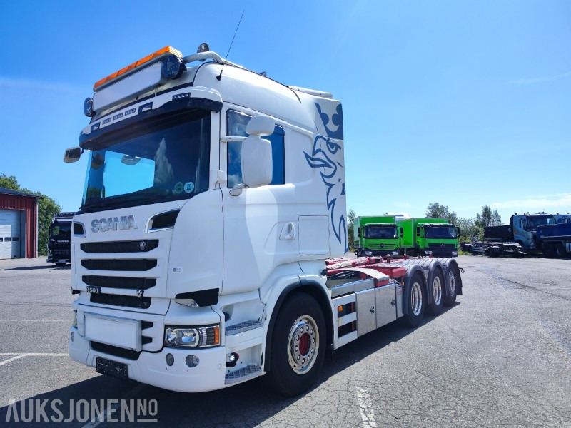2013 Scania R560 KROKBIL SERVICEAVTALE VELHOLDT NY EU., 602509 km - Крюковой мультилифт: фото 1 2013 Scania R560 KROKBIL SERVICEAVTALE VELHOLDT NY EU., 602509 km - Крюковой мультилифт: фото 1
