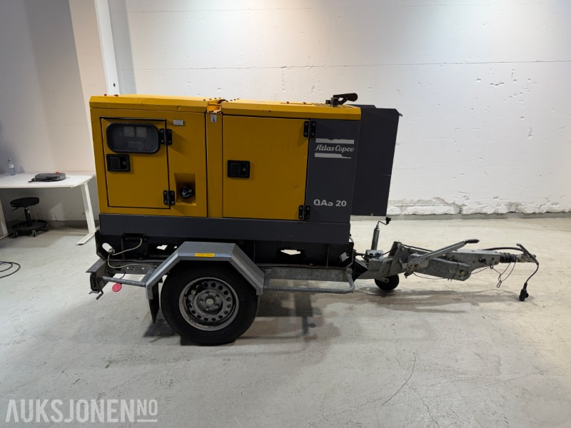 2014 Atlas Copco QAS 20 TR tilhengermontert aggregat - 20 KVA / 16 kW - Строительное оборудование: фото 5 2014 Atlas Copco QAS 20 TR tilhengermontert aggregat - 20 KVA / 16 kW - Строительное оборудование: фото 5