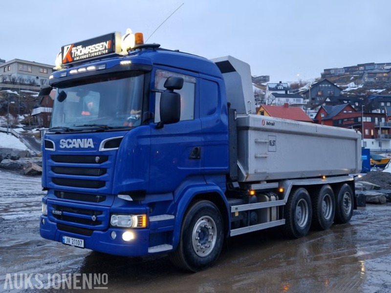 2015 Scania R580 Tippbil - Euro6 - 8X4 - 483 000km - Самосвал: фото 1 2015 Scania R580 Tippbil - Euro6 - 8X4 - 483 000km - Самосвал: фото 1