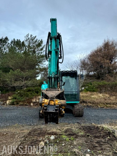 2016 Kobelco SK75SR-3E - 8,5 tonns gravemaskin med gummibelter - Tiltrotator - Pusskuffe - Bunkringspumpe - Sentralsmøring - Sertifisert - Экскаватор: фото 2 2016 Kobelco SK75SR-3E - 8,5 tonns gravemaskin med gummibelter - Tiltrotator - Pusskuffe - Bunkringspumpe - Sentralsmøring - Sertifisert - Экскаватор: фото 2