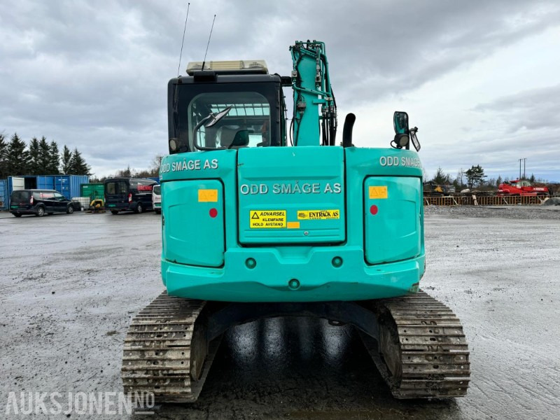 2016 Kobelco SK75SR-3E - 8 tonns gravemaskin - Tiltrotator - Pusskuffe - Bunkringspumpe - sentralsmøring - Sertifisert - Экскаватор: фото 5 2016 Kobelco SK75SR-3E - 8 tonns gravemaskin - Tiltrotator - Pusskuffe - Bunkringspumpe - sentralsmøring - Sertifisert - Экскаватор: фото 5