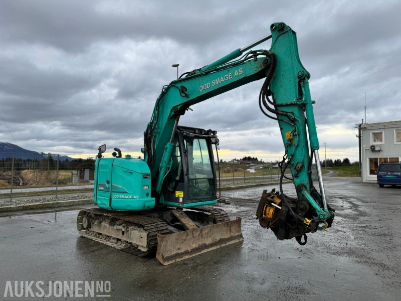 2016 Kobelco SK75SR-3E - 8 tonns gravemaskin - Tiltrotator - Pusskuffe - Bunkringspumpe - sentralsmøring - Sertifisert - Экскаватор: фото 3 2016 Kobelco SK75SR-3E - 8 tonns gravemaskin - Tiltrotator - Pusskuffe - Bunkringspumpe - sentralsmøring - Sertifisert - Экскаватор: фото 3