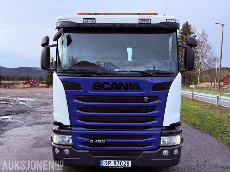 2016 Scania G450 EURO 6 444933 km m/ Krokflak med Hiab 140 AW kran - Крюковой мультилифт: фото 2 2016 Scania G450 EURO 6 444933 km m/ Krokflak med Hiab 140 AW kran - Крюковой мультилифт: фото 2