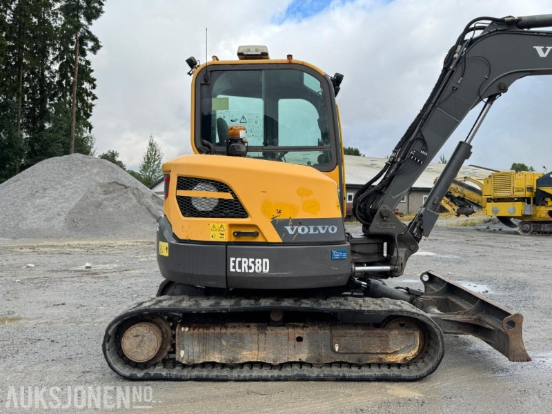 2016 Volvo ecr58d beltegraver 4301t, tiltrotator, pusseskuff,steinskuff - Мини-экскаватор: фото 3 2016 Volvo ecr58d beltegraver 4301t, tiltrotator, pusseskuff,steinskuff - Мини-экскаватор: фото 3