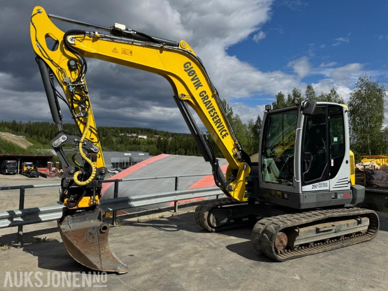 2016 Wacker Neuson ET 90 GRAVEMASKIN MED ROTOTILT, SENTRALSMØRING OG 3 SKUFFER - Экскаватор: фото 1 2016 Wacker Neuson ET 90 GRAVEMASKIN MED ROTOTILT, SENTRALSMØRING OG 3 SKUFFER - Экскаватор: фото 1