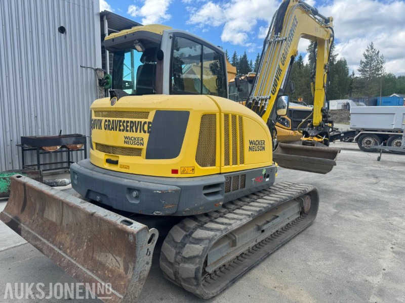 2016 Wacker Neuson ET 90 GRAVEMASKIN MED ROTOTILT, SENTRALSMØRING OG 3 SKUFFER - Экскаватор: фото 3 2016 Wacker Neuson ET 90 GRAVEMASKIN MED ROTOTILT, SENTRALSMØRING OG 3 SKUFFER - Экскаватор: фото 3