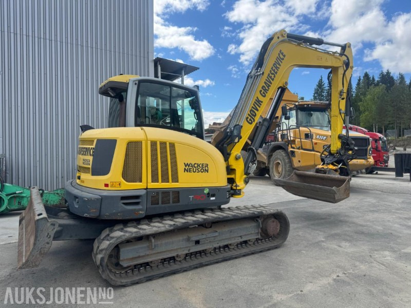 2016 Wacker Neuson ET 90 GRAVEMASKIN MED ROTOTILT, SENTRALSMØRING OG 3 SKUFFER - Экскаватор: фото 4 2016 Wacker Neuson ET 90 GRAVEMASKIN MED ROTOTILT, SENTRALSMØRING OG 3 SKUFFER - Экскаватор: фото 4