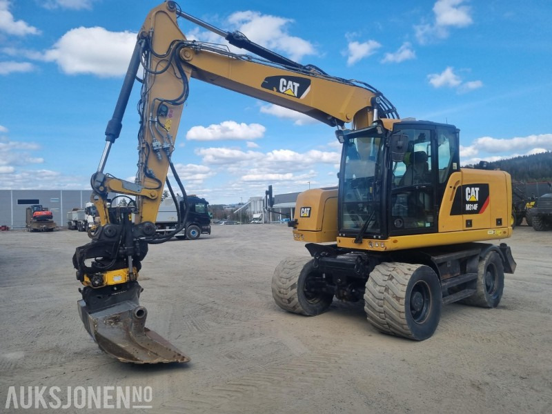 2017 Cat M314F hjulgraver 15 T 6706 timer Engcon tiltrotator - Экскаватор: фото 1 2017 Cat M314F hjulgraver 15 T 6706 timer Engcon tiltrotator - Экскаватор: фото 1