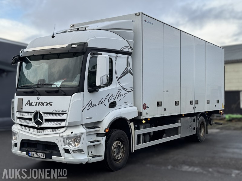 2017 Mercedes-Benz Actros 4x2 SKAPBIL EURO6 BUSSBYGG M/SIDEÅPNING HELLUFT ZEPRO - Грузовик с закрытым кузовом: фото 1 2017 Mercedes-Benz Actros 4x2 SKAPBIL EURO6 BUSSBYGG M/SIDEÅPNING HELLUFT ZEPRO - Грузовик с закрытым кузовом: фото 1