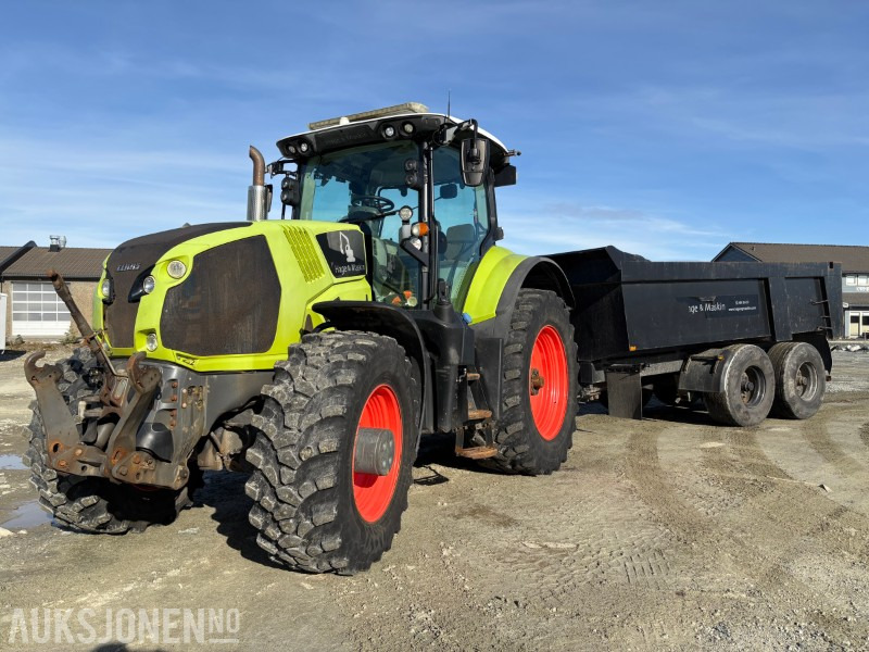 2018 Claas Axion 830 MED GIGANT Dumper Henger. Skjær og Strøer - Трактор: фото 1 2018 Claas Axion 830 MED GIGANT Dumper Henger. Skjær og Strøer - Трактор: фото 1