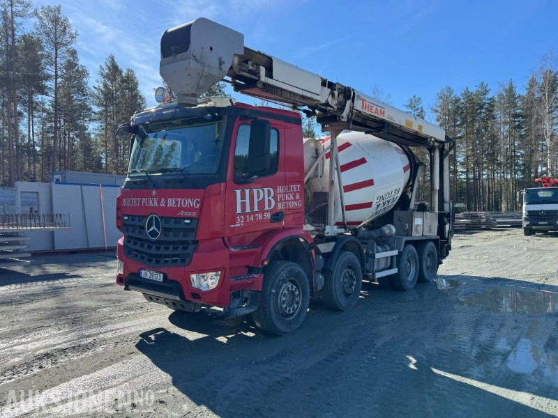 2018 Mercedes-Benz Arocs båndbil til betong - Автобетоносмеситель: фото 1 2018 Mercedes-Benz Arocs båndbil til betong - Автобетоносмеситель: фото 1