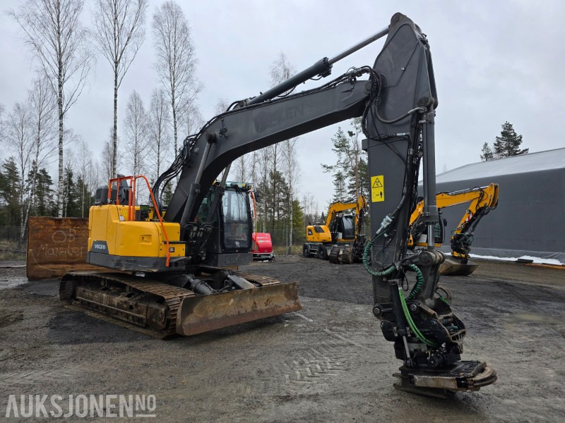 2018 Volvo ECR235EL 27 T gravemaskin rototilt med grip 7876 Timer - Экскаватор: фото 2 2018 Volvo ECR235EL 27 T gravemaskin rototilt med grip 7876 Timer - Экскаватор: фото 2
