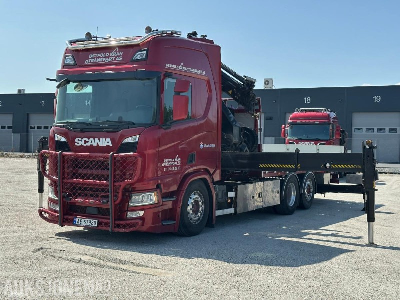 2019 Scania R 500 6x2 - kranbil - Hiab kran med jibb - Автоманипулятор: фото 1 2019 Scania R 500 6x2 - kranbil - Hiab kran med jibb - Автоманипулятор: фото 1