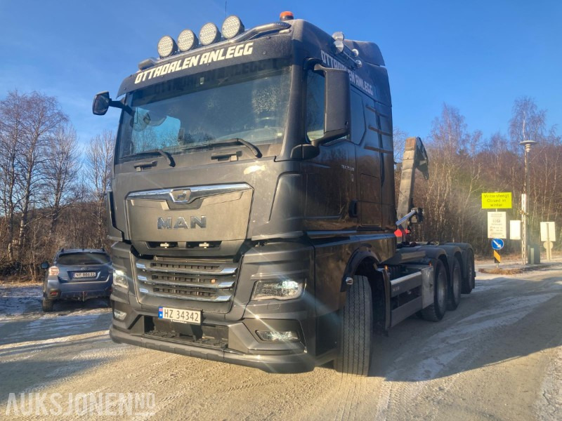 2021 MAN TGX krokbil med dumperkasse og kranflak. 8X4 EURO 6 - Крюковой мультилифт: фото 3 2021 MAN TGX krokbil med dumperkasse og kranflak. 8X4 EURO 6 - Крюковой мультилифт: фото 3