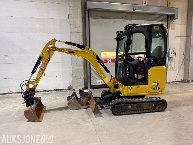 2022 Cat 301.8 minigraver med 3 skuffer - Мини-экскаватор: фото 1 2022 Cat 301.8 minigraver med 3 skuffer - Мини-экскаватор: фото 1