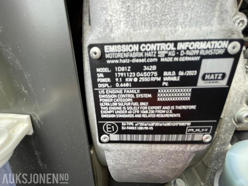 2023 Husqvarna LG 504 Vibroplate - Diesel - 470 kg. - 54 timer. - Каток: фото 5 2023 Husqvarna LG 504 Vibroplate - Diesel - 470 kg. - 54 timer. - Каток: фото 5