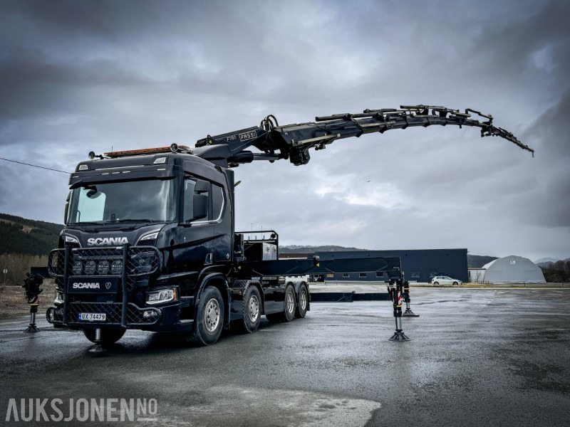 2025 Scania R770 - 8x4 - Trekkvogn med Fassi 115 Tonnmeter kran med L616 Jib og V20 Vinsj - Model F1150RA.2.28 XHE-Dynamic - Kun 6119 km - Автоманипулятор: фото 1 2025 Scania R770 - 8x4 - Trekkvogn med Fassi 115 Tonnmeter kran med L616 Jib og V20 Vinsj - Model F1150RA.2.28 XHE-Dynamic - Kun 6119 km - Автоманипулятор: фото 1