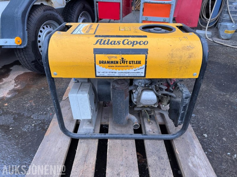 Atlas Copco aggregat / Honda GX200 / Rep.objekt - Строительное оборудование: фото 1 Atlas Copco aggregat / Honda GX200 / Rep.objekt - Строительное оборудование: фото 1