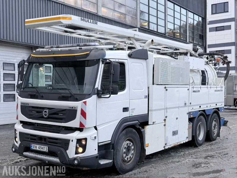 2013 Volvo FMX 420 suge/spylebil - 129 516km! - Коммунальная/ Специальная техника: фото 1 2013 Volvo FMX 420 suge/spylebil - 129 516km! - Коммунальная/ Специальная техника: фото 1