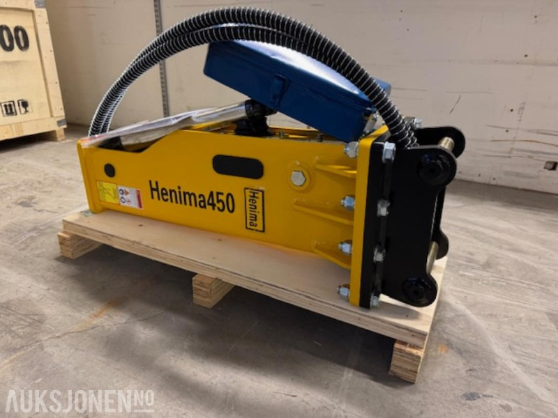 NY HENIMA 450 PIGGHAMMER TIL 1,2-3 TONNS GRAVEMASKIN S30 M/GARANTI - Гидромолот: фото 2 NY HENIMA 450 PIGGHAMMER TIL 1,2-3 TONNS GRAVEMASKIN S30 M/GARANTI - Гидромолот: фото 2