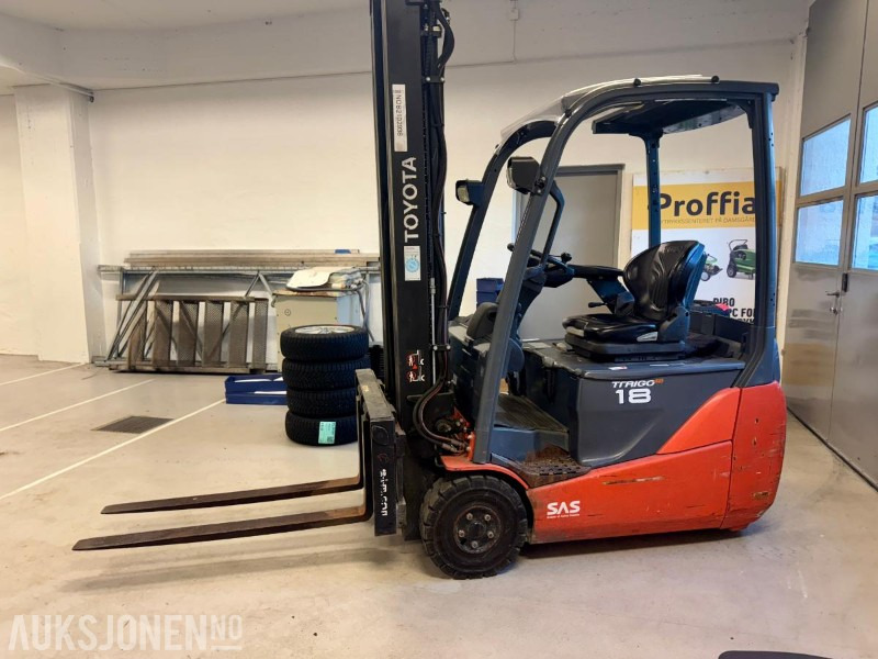 2014 Toyota 8FBEKT18 – Elektrisk gaffeltruck med løftehøyde på 6 meter - Погрузочно-разгрузочная техника: фото 5 2014 Toyota 8FBEKT18 – Elektrisk gaffeltruck med løftehøyde på 6 meter - Погрузочно-разгрузочная техника: фото 5