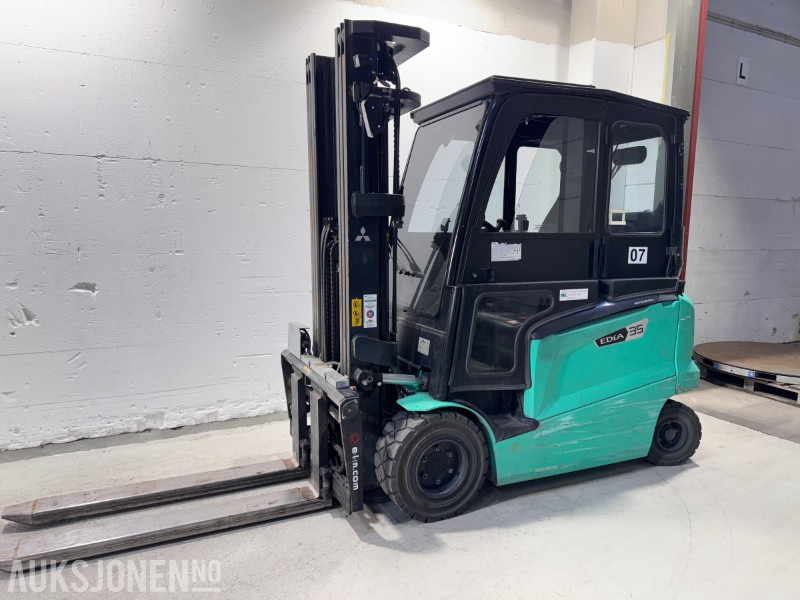 2019 Mitsubishi FB35N – Elektrisk 4-hjuls motvektstruck - Nytt batteri 2024 - Погрузочно-разгрузочная техника: фото 1 2019 Mitsubishi FB35N – Elektrisk 4-hjuls motvektstruck - Nytt batteri 2024 - Погрузочно-разгрузочная техника: фото 1