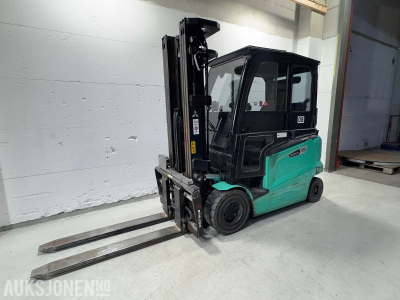 2019 Mitsubishi FB35N elektrisk motvektstruck - Hydrauliske gafler og webasto - Погрузочно-разгрузочная техника: фото 1 2019 Mitsubishi FB35N elektrisk motvektstruck - Hydrauliske gafler og webasto - Погрузочно-разгрузочная техника: фото 1