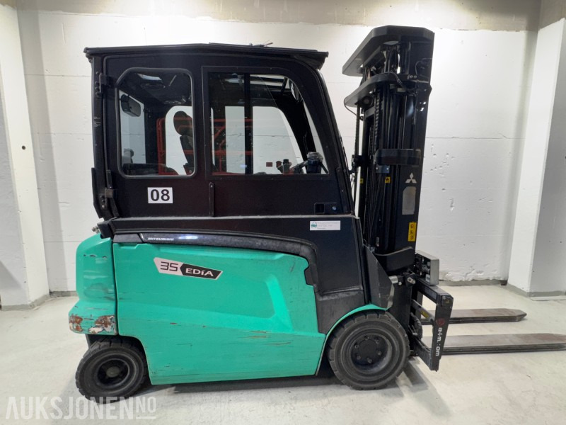 2019 Mitsubishi FB35N elektrisk motvektstruck - Hydrauliske gafler og webasto - Погрузочно-разгрузочная техника: фото 5 2019 Mitsubishi FB35N elektrisk motvektstruck - Hydrauliske gafler og webasto - Погрузочно-разгрузочная техника: фото 5