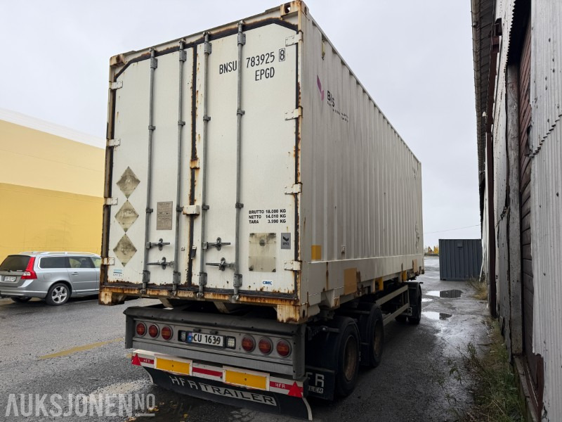 2016 HFR Containerhenger med 20 fots container - Прицеп: фото 3 2016 HFR Containerhenger med 20 fots container - Прицеп: фото 3