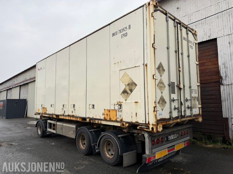 2016 HFR Containerhenger med 20 fots container - Прицеп: фото 4 2016 HFR Containerhenger med 20 fots container - Прицеп: фото 4