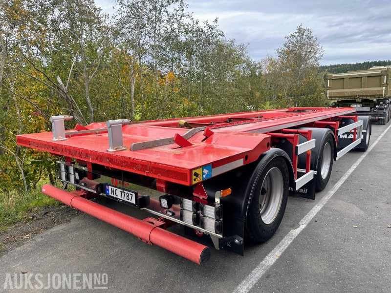 2022 ISTRAIL PKW184 3-AKSLET SAF CONTAINERHENGER MED TIPP - Прицеп: фото 4 2022 ISTRAIL PKW184 3-AKSLET SAF CONTAINERHENGER MED TIPP - Прицеп: фото 4