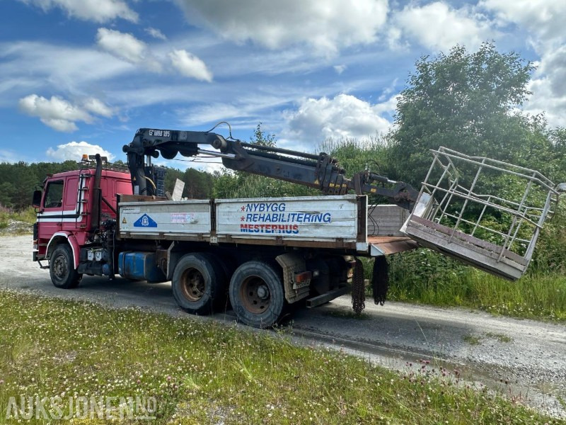 Scania P112H - Intercooler - 6X2 - Fastmontert kran med uttrekk og kurv - Tipp kasse - Автоманипулятор: фото 3 Scania P112H - Intercooler - 6X2 - Fastmontert kran med uttrekk og kurv - Tipp kasse - Автоманипулятор: фото 3