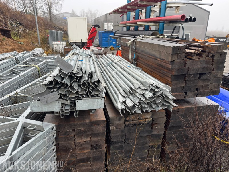 Stålhall 450 m² – demontert lagerhall med duk, klar for opplasting - Строительное оборудование: фото 3 Stålhall 450 m² – demontert lagerhall med duk, klar for opplasting - Строительное оборудование: фото 3