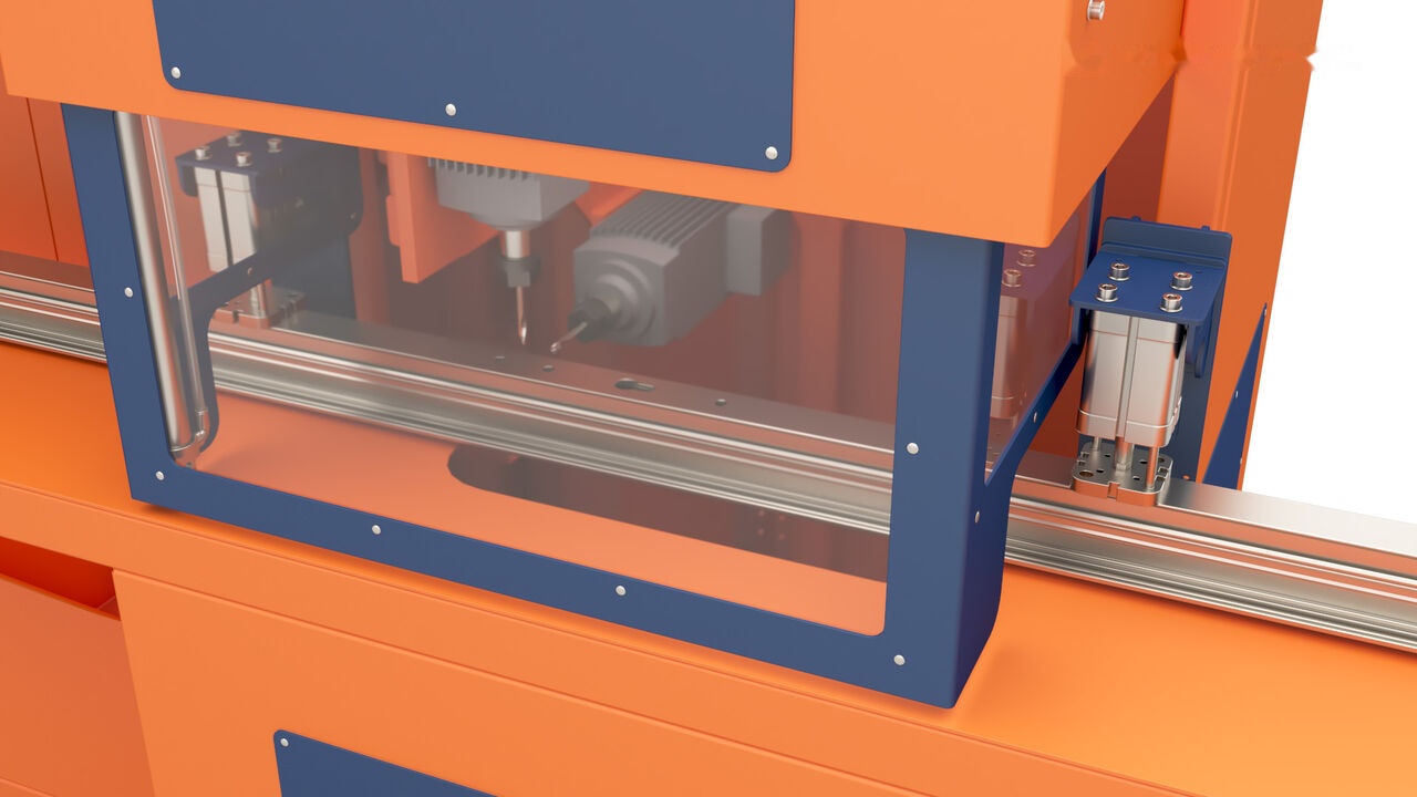 Wise Service Center for automatic milling of aluminum profiles WS710 - Станок: фото 3 Wise Service Center for automatic milling of aluminum profiles WS710 - Станок: фото 3