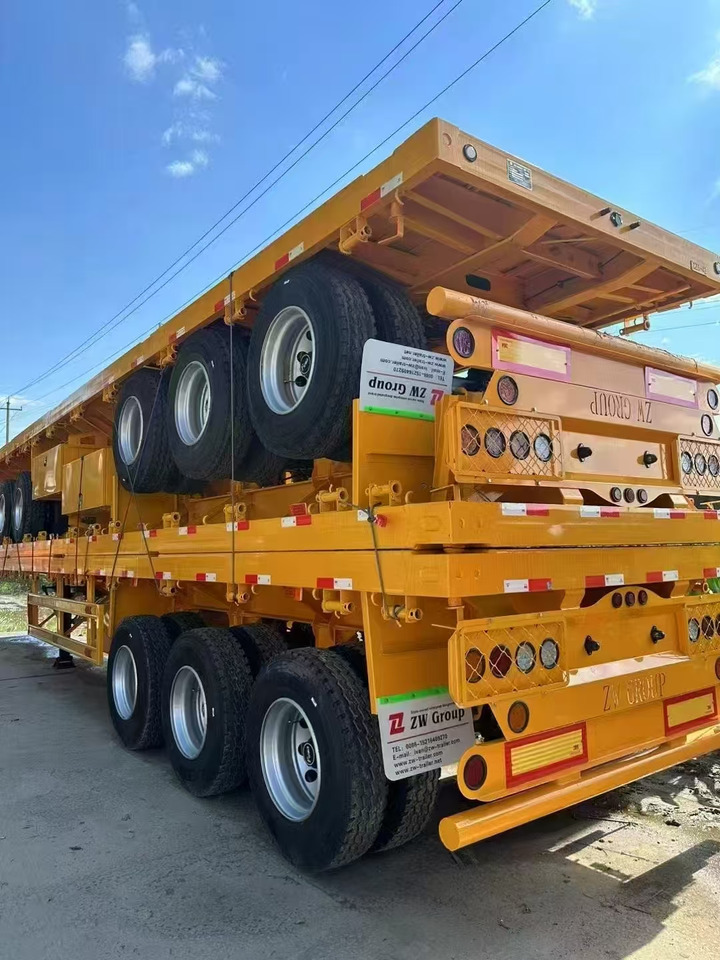 ZHICHENG Semi Flat Bed New or Used Low Bed in Length 8m,10,12m, 14m, 16m - Низкорамный полуприцеп: фото 1 ZHICHENG Semi Flat Bed New or Used Low Bed in Length 8m,10,12m, 14m, 16m - Низкорамный полуприцеп: фото 1