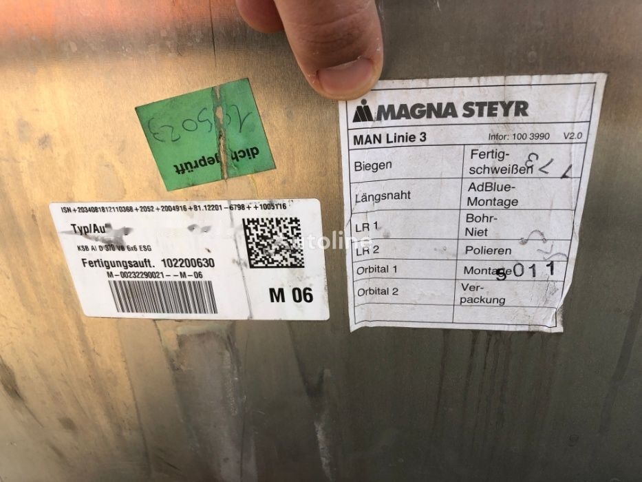 MAGNA 370 L MAN TGX truck - Топливный бак для Грузовиков: фото 5 MAGNA 370 L MAN TGX truck - Топливный бак для Грузовиков: фото 5