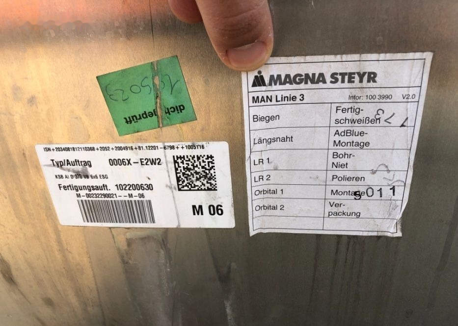 Nou marca MAGNA MAN TGX - Топливный бак для Грузовиков: фото 5 Nou marca MAGNA MAN TGX - Топливный бак для Грузовиков: фото 5