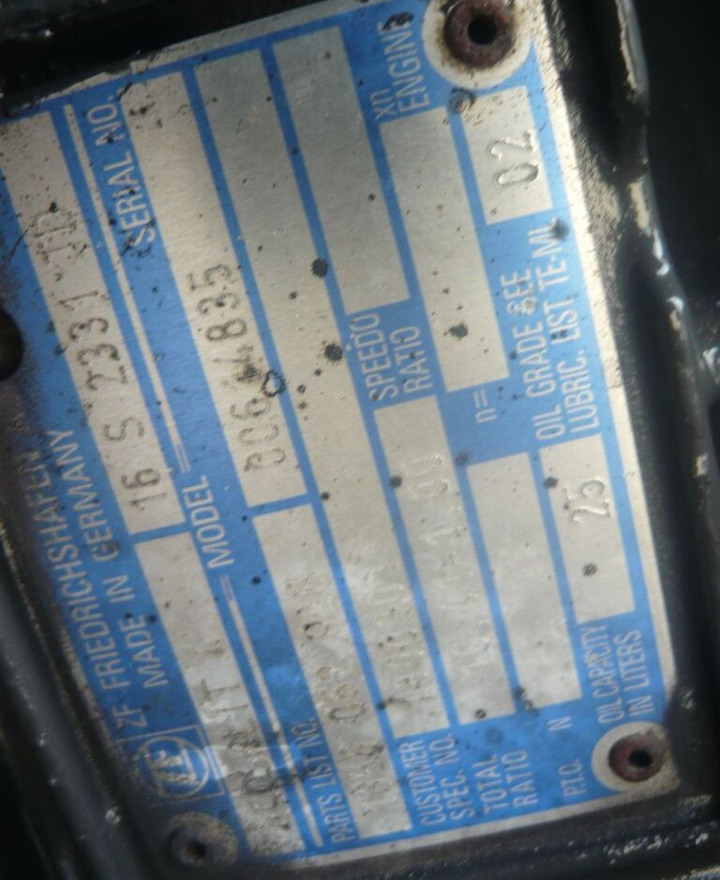 DAF ZF16S2331TD IT DAF XF 105 460 E5 - Коробка передач для Грузовиков: фото 4 DAF ZF16S2331TD IT DAF XF 105 460 E5 - Коробка передач для Грузовиков: фото 4