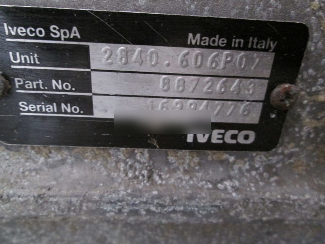 IVECO Daily 2840.6 for IVECO DAILY automobile - Коробка передач для Легковых автомобилей: фото 5 IVECO Daily 2840.6 for IVECO DAILY automobile - Коробка передач для Легковых автомобилей: фото 5
