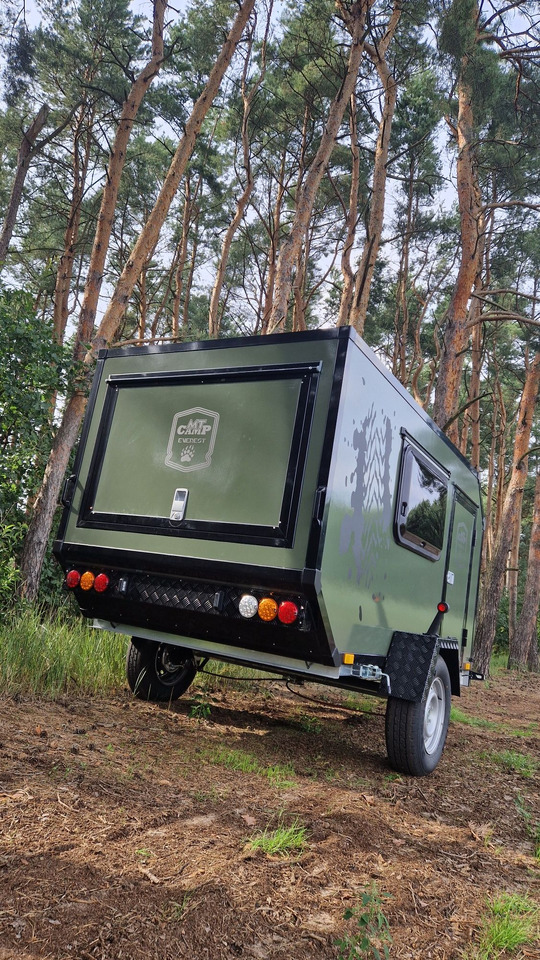 Przyczepa Off-ROAD Wyprawowa kemingowa terenowa Everest MT-CAMP Olive - Прицеп для легкового автомобиля: фото 3 Przyczepa Off-ROAD Wyprawowa kemingowa terenowa Everest MT-CAMP Olive - Прицеп для легкового автомобиля: фото 3